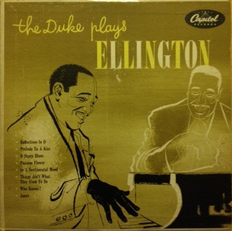 Duke Ellington ‎– The Duke Plays Ellington - VG- (lower grade) 10" Lp Record 1954 Capitol USA Vinyl - Jazz