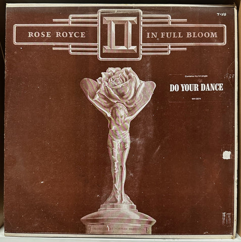 Rose Royce – In Full Bloom - VG+ LP Record 1977 Whitfield South Korea Vinyl - Soul / Disco / Funk