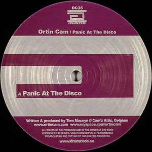 Ortin Cam - Panic At The Disco - Mint- 12" Single 2007 Sweden Import (Drumcode) - Techno