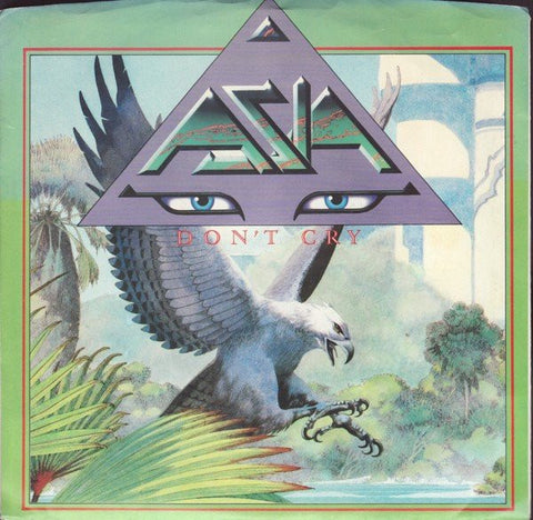 Asia ‎- Don't Cry / Daylight - Mint- 45rpm 1983 USA - Rock