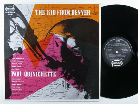 Paul Quinichette ‎– The Kid From Denver (1956) - Mint- Lp Record 1987 Dawn / Fresh Sound Spain Import Vinyl - Jazz / Bop