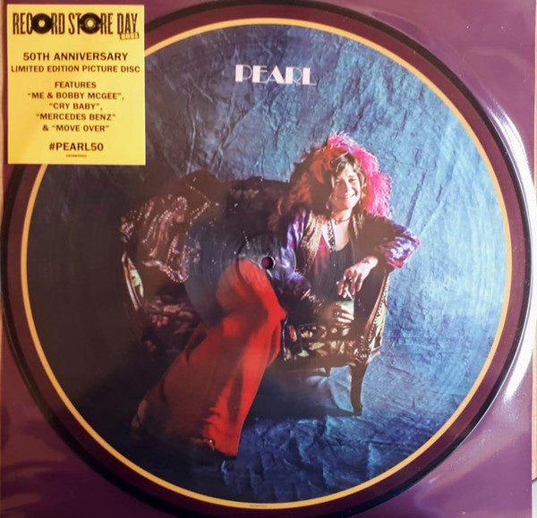 Janis Joplin ‎– Pearl (1971) - New LP Record Store Day 2021 Columbia RSD Picture Disc Vinyl - Classic Rock / Blues Rock - Shuga Records