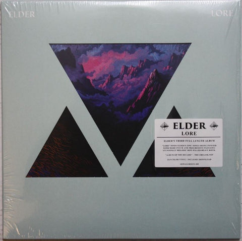 Elder – Lore - Mint- 2 LP Record 2021 Armageddon Shop Red / Blue Mix Vinyl - Stoner Rock / Prog Rock