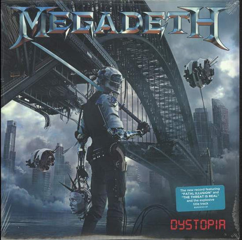Megadeth ‎– Dystopia - New Lp Record 2016 Tradecraft USA Vinyl  - Heavy Metal / Thrash