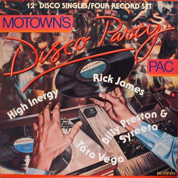 Various ‎- Motown's Disco Party Pac - Mint- 4 12" Single Record 1979 Motown USA Vinyl - Funk / Disco - Shuga Records