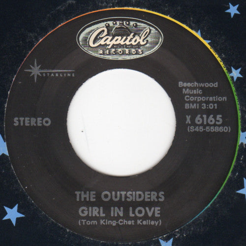 The Outsiders - Time Won't Let Me / Girl In Love Mint- - 7" Single 45RPM Capitol USA - Pop - Shuga Records