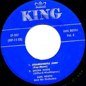 Earl Bostic - Earl Bostic And His Alto Sax Vol. 8 - VG+ 7" Single 45RPM King USA - Jazz - Shuga Records