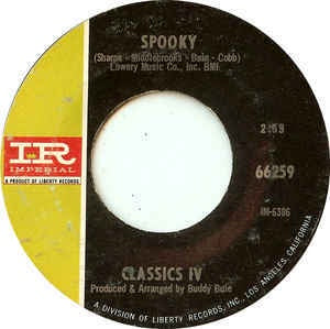 Classics IV- Spooky / Poor People- VG 7" Single 45RPM- 1967 Imperial USA- Jazz/Rock/Easy Listening