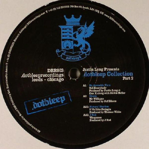 Various - Justin Long Presents .dotbleep Collection Part 2 VG+ - 12" Single 2005 .dotbleep UK - House