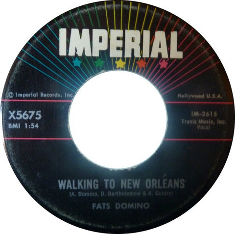 Fats Domino - Walking To New Orleans / Don't Come Knockin' - VG+ 7" Single 45RPM 1960 Imperial USA - Blues