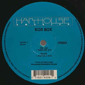 Kox Box ‎– Insect Bite EP - Mint- 12" Single Record - 1995 Germany Harthouse Vinyl - Techno / Goa Trance