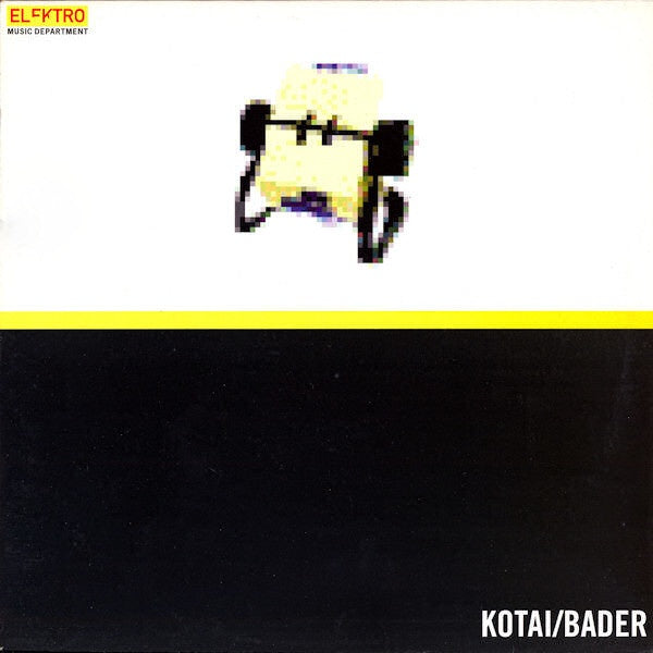 Kotai / Bader ‎– So Straight - VG+ 12" Single Record 1999 Elektro Music Department German Import Vinyl - Minimal Techno / Electro - Shuga Records
