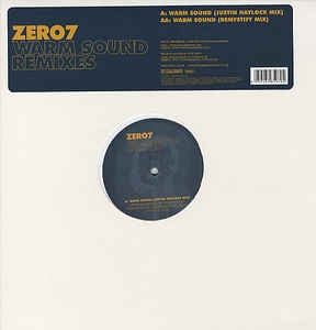 Zero 7 ‎– Warm Sound Remixes - Mint 12" Single Record 2005 UK allMeadow Vinyl - Downtempo, Leftfield