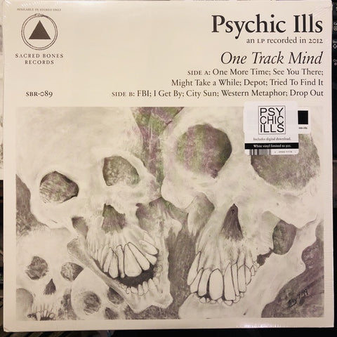 Psychic Ills ‎– One Track Mind - New LP Record 2019 Sacred Bones White Vinyl -  Psychedelic Rock