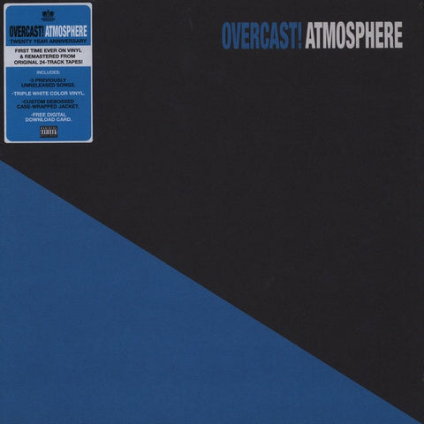Atmosphere ‎– Overcast! - Twenty Year Anniversary - New 3 Lp Record 2017 Rhymesayers USA White Vinyl - Hip Hop