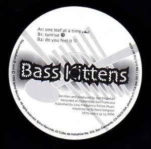 Bass Kittens ‎– One Leaf At A Time EP - VG+ 12" Single Record - 1998 USA Spinyl Vinyl - Electro