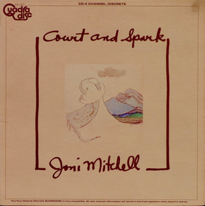 Joni Mitchell - Court And Spark - VG- (Low Grade) 1974 Stereo/Quadraphonic (Original Press) USA - Rock/Soft Rock