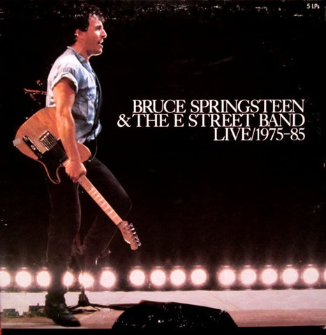Bruce Springsteen & The E-Street Band ‎– Live / 1975-85 - Mint- 5 LP Record Box Set 1986 Columbia USA Vinyl & Book - Classic Rock / Pop Rock