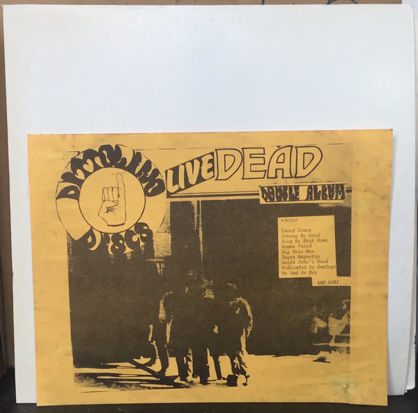 The Grateful Dead ‎– Live Dead Fillmore West - VG+ 2 Lp Set 1971 USA - Rock / Blues / Psych - Shuga Records