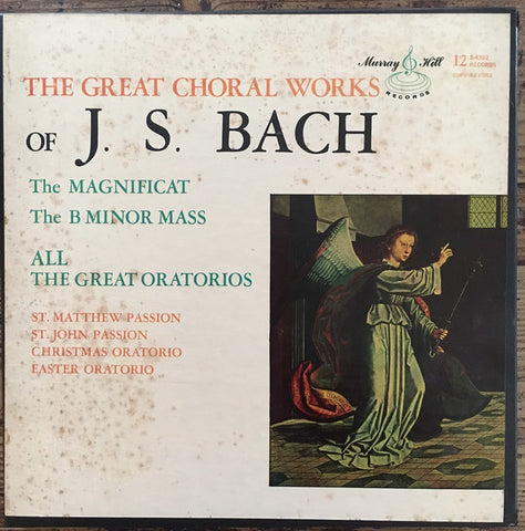 Johann Sebastian Bach ‎– The Great Choral Works Of J. S. Bach VG+ Murray Hill 12-LP Set (Missing Disc 11) USA Stereo Pressing - Classical / Baroque