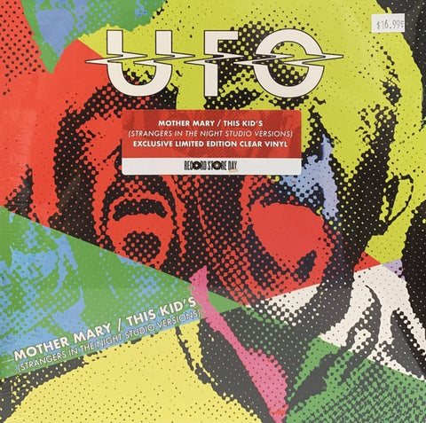 UFO – Mother Mary / This Kid's (Strangers In The Night Studio Versions) - New 10" EP Record Store Day 2021 Chrysalis Europe Import RSD Clear Vinyl - Hard Rock