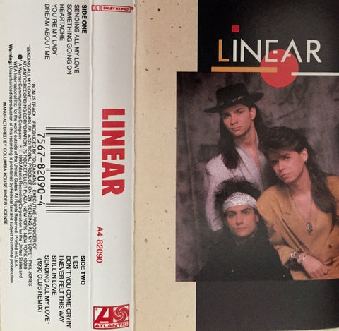 Linear – Linear - Used Cassette Tape Atlantic 1990 USA - Electronic / Freestyle