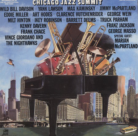 Various ‎– Chicago Jazz Summit MINT- 1986 Atlantic Jazz Compilation LP - Jazz / Live Recording