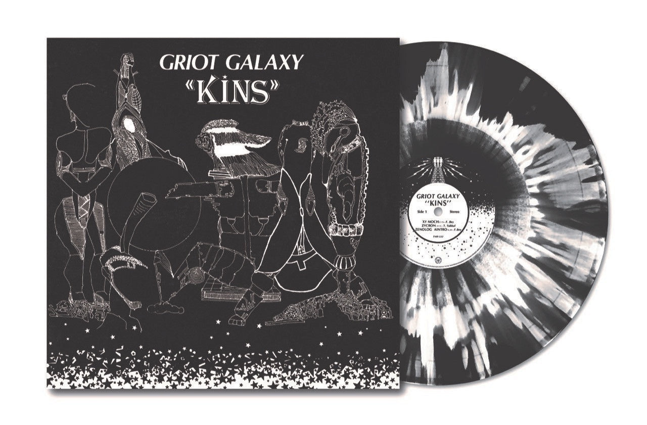 Griot Galaxy - Kins - New Lp Record Store Day 2019 Third Man USA RSD Black with White Splatter Liquid Darkness Vinyl - Detroit Avant Garde Jazz