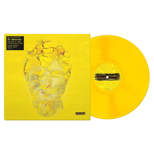Ed Sheeran – - (Subtract) - New LP Record 2023 Asylum Atlantic Yellow Vinyl, Potser & Sleep Mask - Pop / Europop