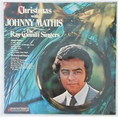 Johnny Mathis & Ray Conniff Singers ‎– Christmas With The - VG+ 1972 Stereo USA Original Record - Holiday - Shuga Records
