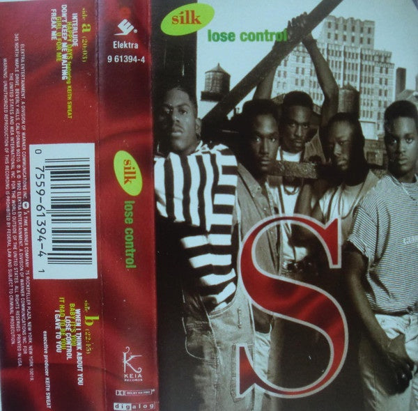 Silk ‎– Lose Control - Used Cassette 1992 Elektra - New Jack Swing