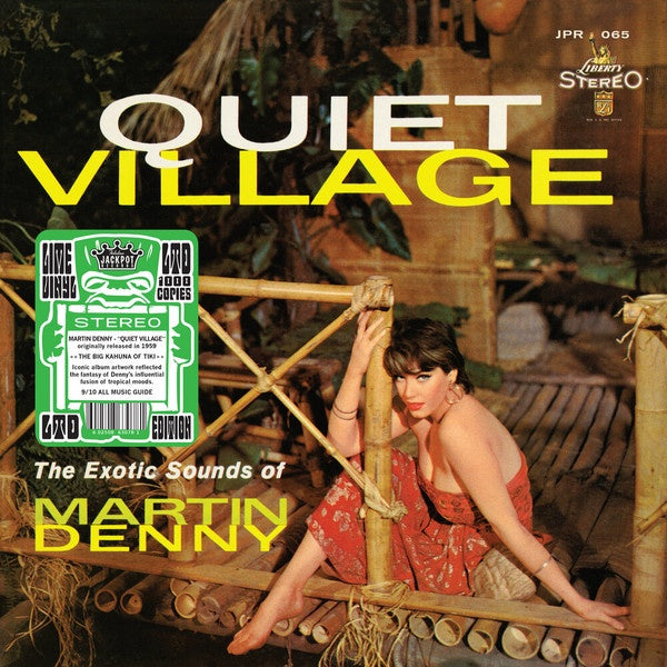 Martin Denny - Quiet Village The Exotic Sounds Of Martin Denny (1959) - New LP Record 2020 Jackpot Lime Green Vinyl - Exotica / Jazz / Tiki / Pacific - Shuga Records