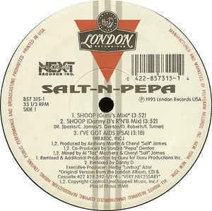 Salt-N-Pepa - Shoop - VG+ 12" Single Record USA 1993 London Next Plateau USA Original Vinyl - Hip Hop / Pop Rap - Shuga Records