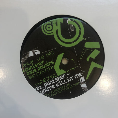 Punisher & Cyborg K ‎– Enter The Hej - Mint- 12" Single Record 2007 Hej Vinyl - Techno