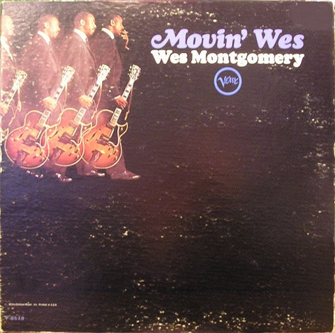 Wes Montgomery ‎– Movin' Wes - VG Lp Record 1964 Verve USA Mono Vinyl - Jazz / Hard Bop / Latin