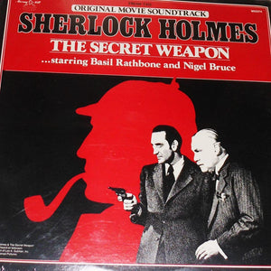 Basil Rathbone and Nigel Bruce ‎– Sherlock Holmes - The Secret Weapon - VG+  LP Record 1980 Murray Hill USA Vinyl - Radioplay / Spoken Word