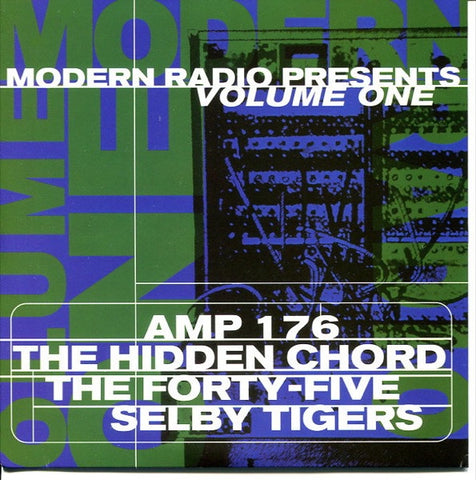 Amp 176, The Hidden Chord, The Forty-Five, Selby Tigers ‎– Modern Radio Presents Volume One - New 7" Ep Record 2000 USA Blue Vinyl - Minneapolis Rock