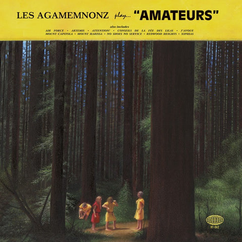 Les Agamemnonz ‎– Amateurs - New LP Record 2021 Hi-Tide Recordings USA Yellow Vinyl - Surf Rock