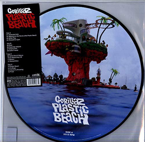 Gorillaz ‎– Plastic Beach - New LP Record 2019 Picture Disc Reissue - Pop / Hip Hop / Electronic