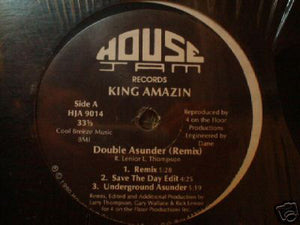 King Amazin - Double Asunder (Remix) - VG 12" Single USA 1990 (Original Press) - Chicago House