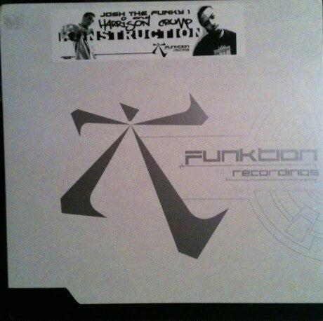 Harrison Crump & Josh The Funky 1 ‎– Konstruction - New 12" Single Record 2006 Funktion USA Vinyl - Chicago House / Tribal House