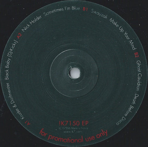 Various ‎- !K7 Compilation - VG+ 12" Promo 2003 Germany - Downtempo