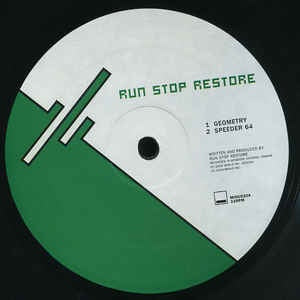 Run Stop Restore ‎– Geometry - New 12" Single Record 2004 Canada Import M_nus Vinyl - Techno / Minimal