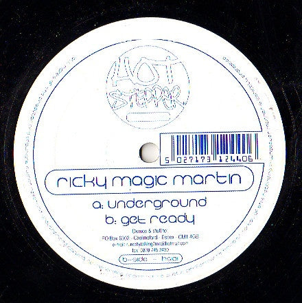 Ricky Magic Martin - Underground / Get Ready - Mint- 12" Single Record 2001 Hot Stepper UK Vinyl - UK Garage - Shuga Records