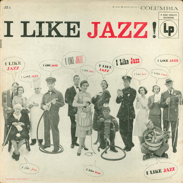 Various - I Like Jazz! - VG LP Record 1955 Columbia USA Original Promo Label Vinyl - Jazz / Ragtime / Swing / Dixieland - Shuga Records