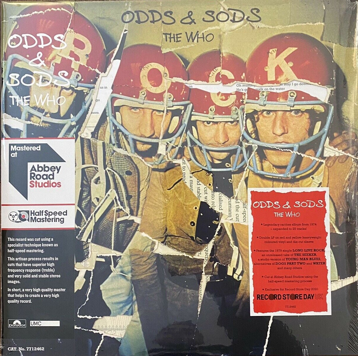 The Who - Odds and Sods (1974) - New 2 LP Record Store Day 2020