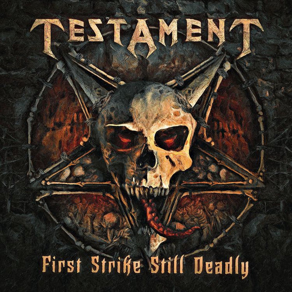 Testament – First Strike Still Deadly - New Vinyl Lp 2018 Nuclear Blast Limited Edition Reissue on 'Green Swamp' Vinyl with Bonus 7" and Gatefold Jacket (Limited to 1000!) - Speed Metal / Thrash - Shuga Records
