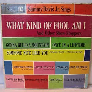 Sammy Davis Jr. ‎– Sammy Davis Jr. Sings What Kind Of Fool Am I And Other Show-Stoppers - VG Lp Mono 1961 Reprise Records USA - Jazz / Stage & Screen