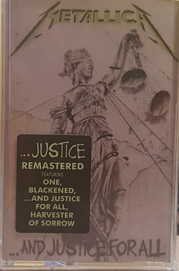 Metallica ‎– ...And Justice For All - New Cassette 2018 Blackened Recordings Limited Edition Remastered Tape - Speed Metal / Thrash