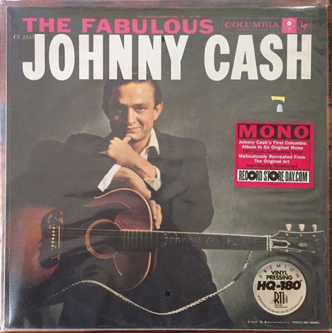 Johnny Cash ‎– The Fabulous Johnny Cash - New LP Record 2012 Columbia USA Mono Vinyl Reissue - Country
